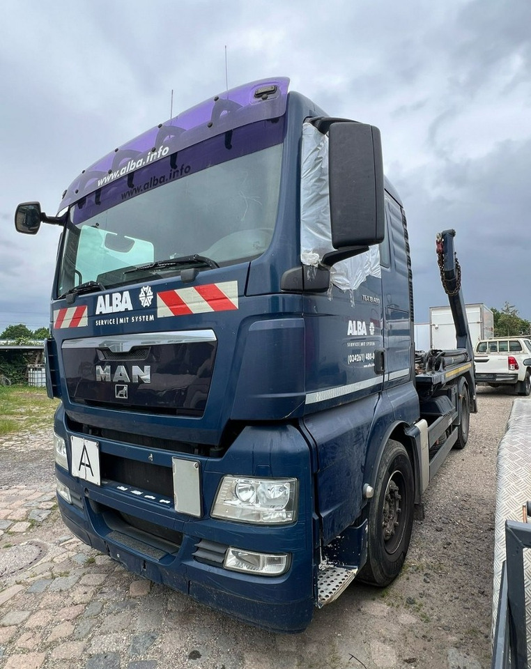 MAN Inny MAN Man TGX 18.400 Bramowiec hakowiec Meiler Model 2012 - شاحنة لودر انزلاقي: صورة 1 MAN Inny MAN Man TGX 18.400 Bramowiec hakowiec Meiler Model 2012 - شاحنة لودر انزلاقي: صورة 1