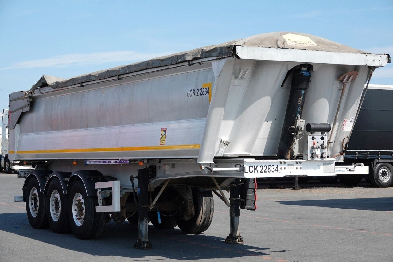 نصف مقطورة قلابة Benalu WYWROTKA 27 m3 / ALUMINIOWA / HYDRAULICZNA KLAPA: صورة 6