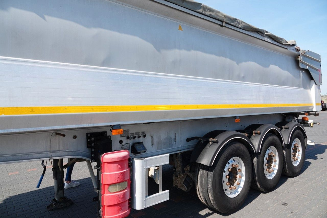 نصف مقطورة قلابة Benalu WYWROTKA 27 m3 / ALUMINIOWA / HYDRAULICZNA KLAPA: صورة 14