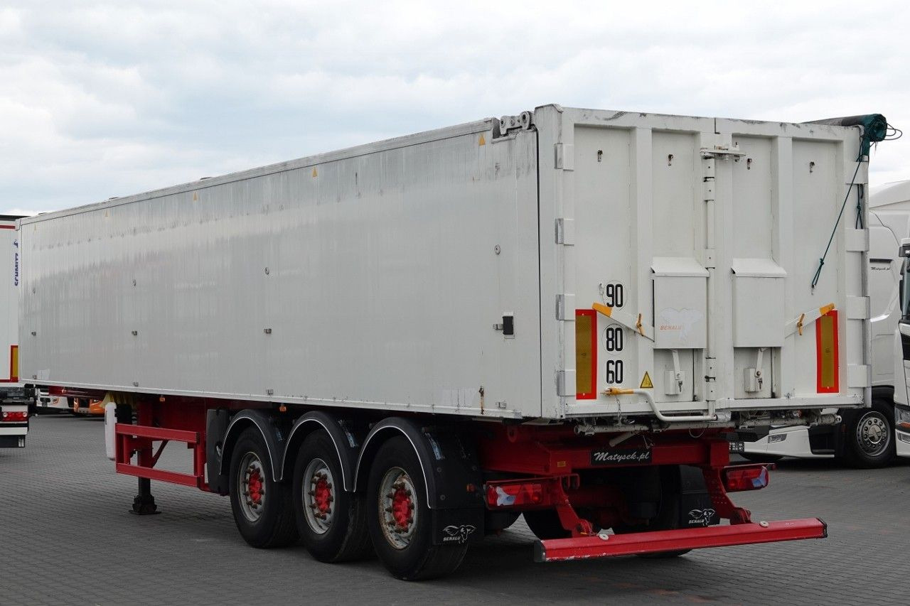 Benalu WYWROTKA 49 m3 / ALUMINIOWA MULDA / KLAPO -DRZWI - نصف مقطورة قلابة: صورة 5 Benalu WYWROTKA 49 m3 / ALUMINIOWA MULDA / KLAPO -DRZWI - نصف مقطورة قلابة: صورة 5