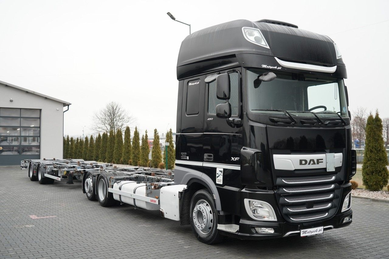 DAF XF 480 / BDF / 6X2 / ZESTAW TANDEM / SSC / I-PAR - ناقلة حاويات/ شاحنة حاويات: صورة 2 DAF XF 480 / BDF / 6X2 / ZESTAW TANDEM / SSC / I-PAR - ناقلة حاويات/ شاحنة حاويات: صورة 2