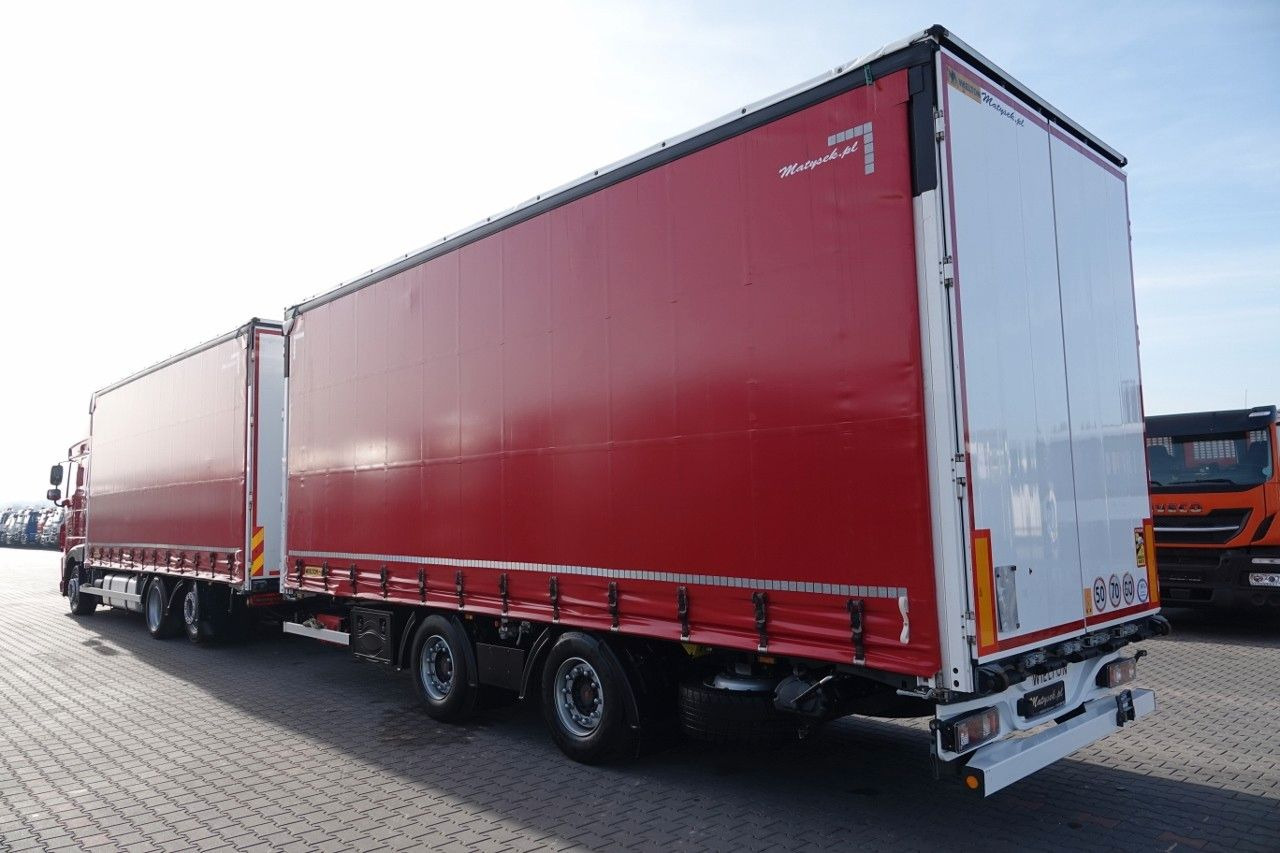 DAF XF 480 / ZESTAW TANDEM / 120 M3 / PRZEJAZDOWY / - شاحنة ذات ستائر جانبية: صورة 3 DAF XF 480 / ZESTAW TANDEM / 120 M3 / PRZEJAZDOWY / - شاحنة ذات ستائر جانبية: صورة 3