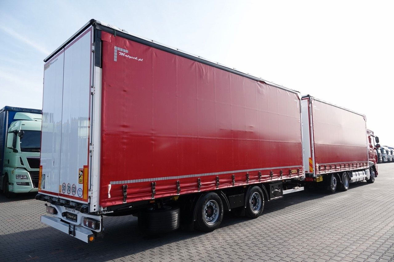 DAF XF 480 / ZESTAW TANDEM / 120 M3 / PRZEJAZDOWY / - شاحنة ذات ستائر جانبية: صورة 4 DAF XF 480 / ZESTAW TANDEM / 120 M3 / PRZEJAZDOWY / - شاحنة ذات ستائر جانبية: صورة 4