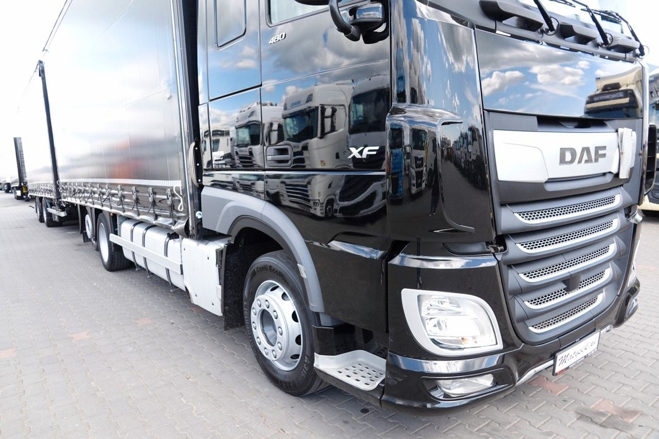 DAF XF 480 / ZESTAW TANDEM / 120 M3 / PRZEJAZDOWY / - شاحنة ذات ستائر جانبية: صورة 5 DAF XF 480 / ZESTAW TANDEM / 120 M3 / PRZEJAZDOWY / - شاحنة ذات ستائر جانبية: صورة 5