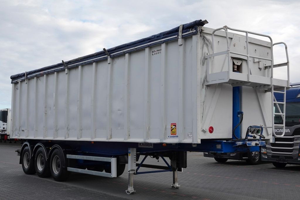 Kaiser WYWROTKA 55 m3 / ALUMINIOWA / WAGA: 5900 KG / SP - نصف مقطورة بستائر جانبية: صورة 1 Kaiser WYWROTKA 55 m3 / ALUMINIOWA / WAGA: 5900 KG / SP - نصف مقطورة بستائر جانبية: صورة 1