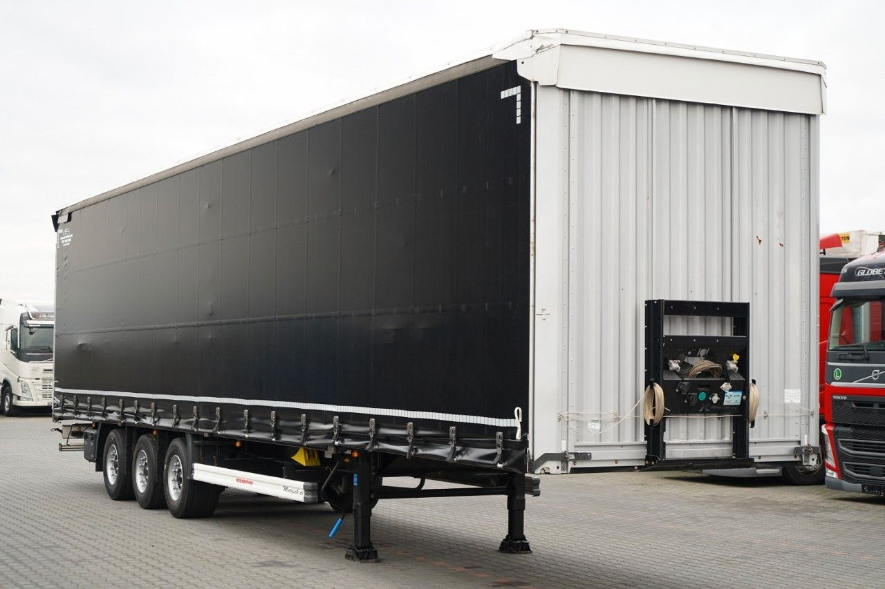 Kässbohrer FIRANKA / MEGA / DACH PODNOSZONY / LOW DECK / 2 - نصف مقطورة بستائر جانبية: صورة 1 Kässbohrer FIRANKA / MEGA / DACH PODNOSZONY / LOW DECK / 2 - نصف مقطورة بستائر جانبية: صورة 1