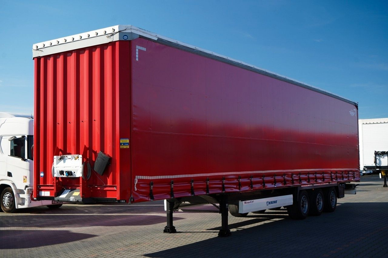 Krone FIRANKA / MEGA / 2018 / OŚ PODNOSZONA / LOW DECK - نصف مقطورة بستائر جانبية: صورة 3 Krone FIRANKA / MEGA / 2018 / OŚ PODNOSZONA / LOW DECK - نصف مقطورة بستائر جانبية: صورة 3