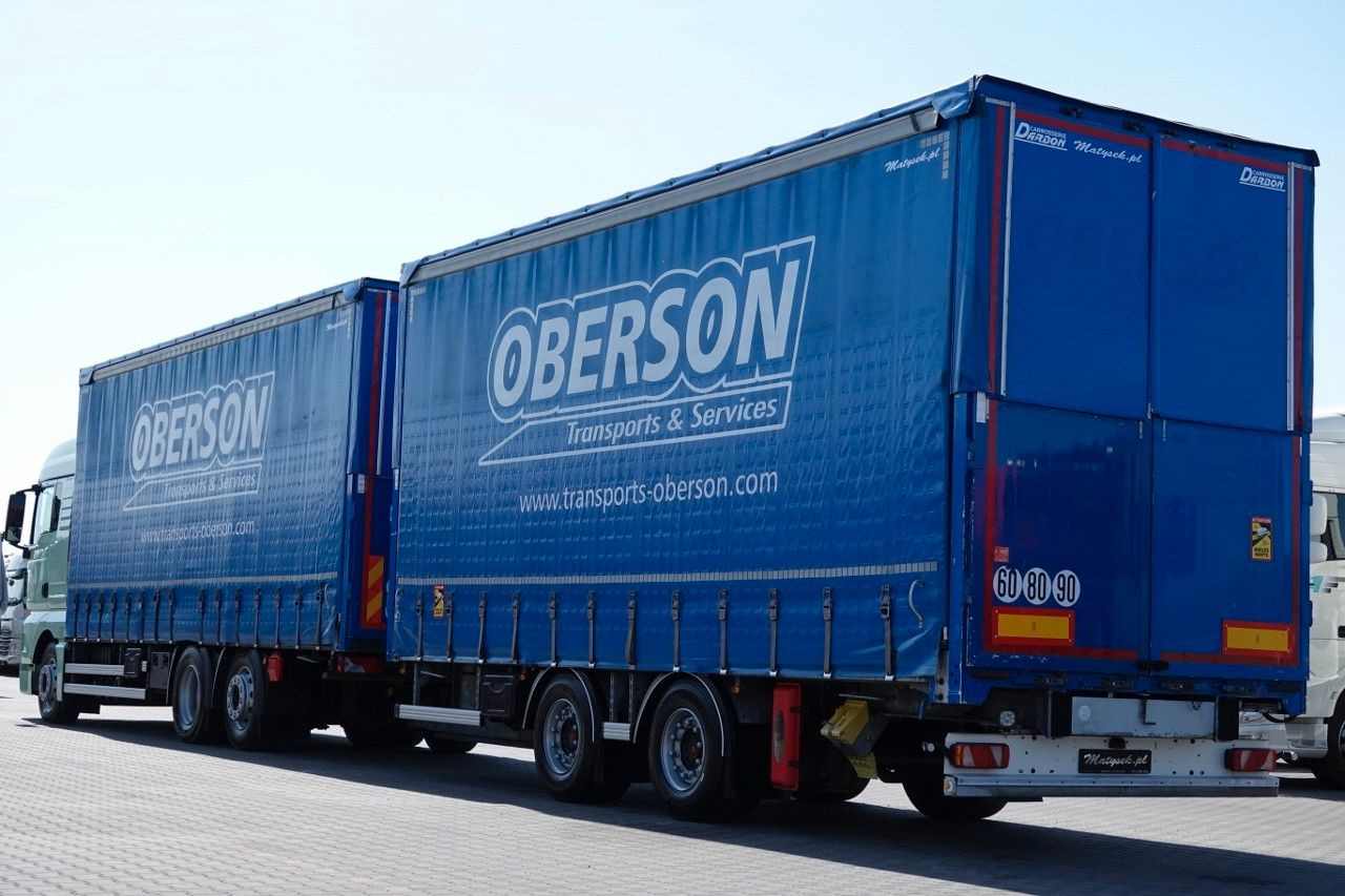 MAN TGX 26.460 / ZESTAW TANDEM PRZEJAZDOWY / 120 M3 - شاحنة ذات ستائر جانبية: صورة 3 MAN TGX 26.460 / ZESTAW TANDEM PRZEJAZDOWY / 120 M3 - شاحنة ذات ستائر جانبية: صورة 3