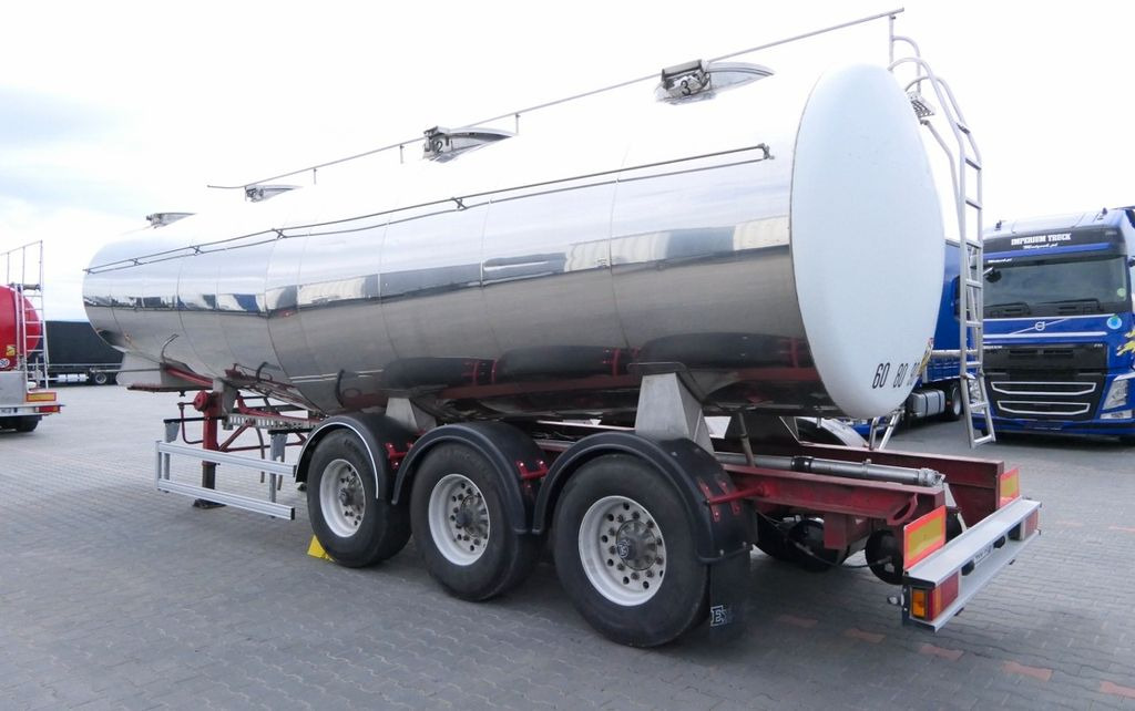 Menci ETA / FOOD LIQUID TANK TRAILER/32000 L/ 4 CHAMBE - نصف مقطورة صهريج: صورة 4 Menci ETA / FOOD LIQUID TANK TRAILER/32000 L/ 4 CHAMBE - نصف مقطورة صهريج: صورة 4