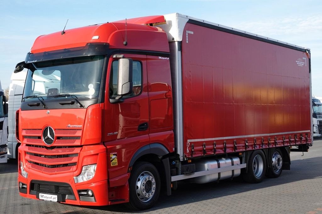 Mercedes-Benz ACTROS 25 480 / FIRANKA- 7,4 m / PODNOSZONY DACH - شاحنة ذات ستائر جانبية: صورة 1 Mercedes-Benz ACTROS 25 480 / FIRANKA- 7,4 m / PODNOSZONY DACH - شاحنة ذات ستائر جانبية: صورة 1