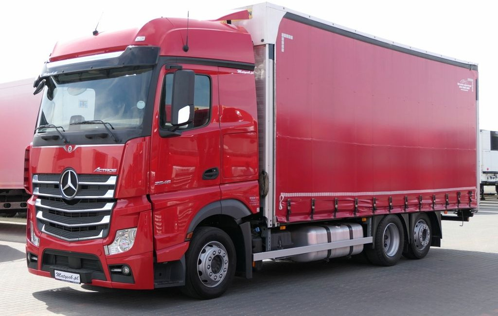 Mercedes-Benz ACTROS 25. 480 / FIRANKA / PODNOSZONY DACH / 3 o - شاحنة ذات ستائر جانبية: صورة 1 Mercedes-Benz ACTROS 25. 480 / FIRANKA / PODNOSZONY DACH / 3 o - شاحنة ذات ستائر جانبية: صورة 1