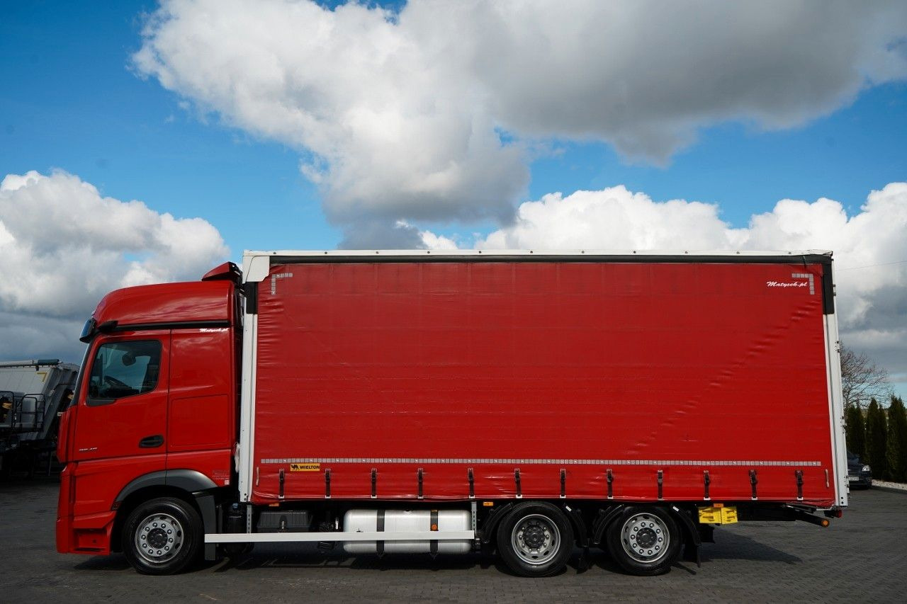 Mercedes-Benz ACTROS 2545 / SOLÓWKA / 6x2 / OŚ PODNOSZONA / B - شاحنة ذات ستائر جانبية: صورة 2 Mercedes-Benz ACTROS 2545 / SOLÓWKA / 6x2 / OŚ PODNOSZONA / B - شاحنة ذات ستائر جانبية: صورة 2