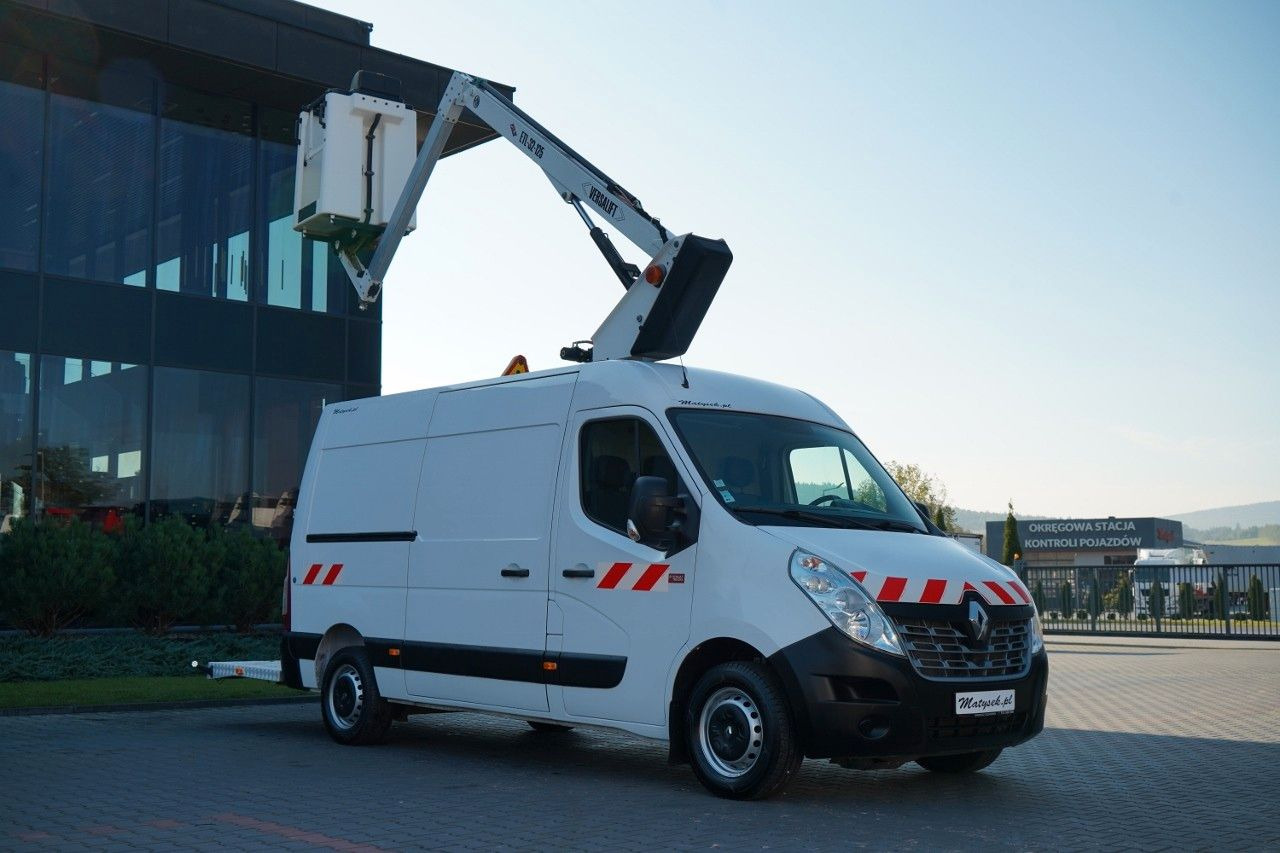 Renault MASTER / PODNOŚNIK KOSZOWY - 10.5 m / BLASZAK + - منصة محمولة مثبتة على الشاحنة: صورة 2 Renault MASTER / PODNOŚNIK KOSZOWY - 10.5 m / BLASZAK + - منصة محمولة مثبتة على الشاحنة: صورة 2