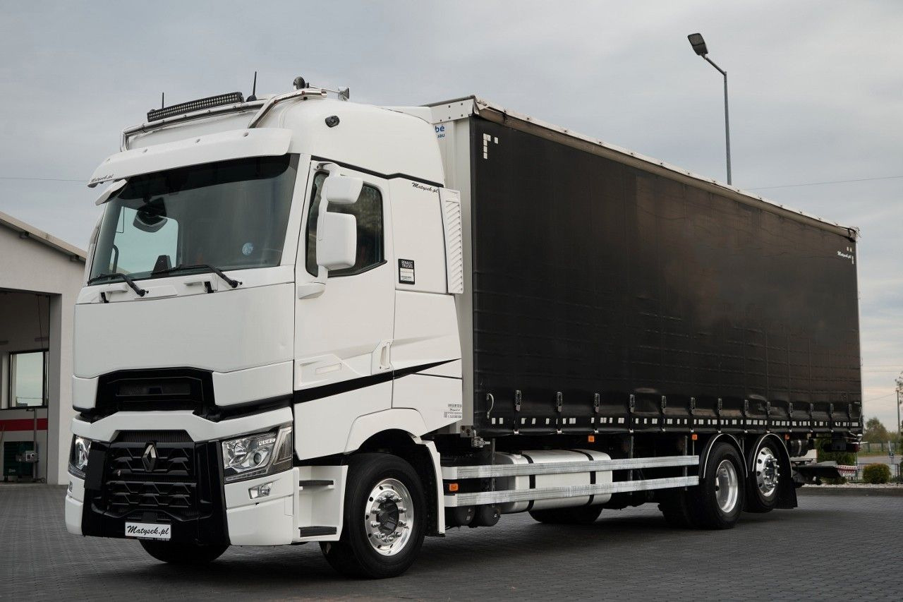 Renault T 440 / 6X2 / SOLÓWKA / FIRANKA 9.5 M / I-PARK C - شاحنة ذات ستائر جانبية: صورة 2 Renault T 440 / 6X2 / SOLÓWKA / FIRANKA 9.5 M / I-PARK C - شاحنة ذات ستائر جانبية: صورة 2