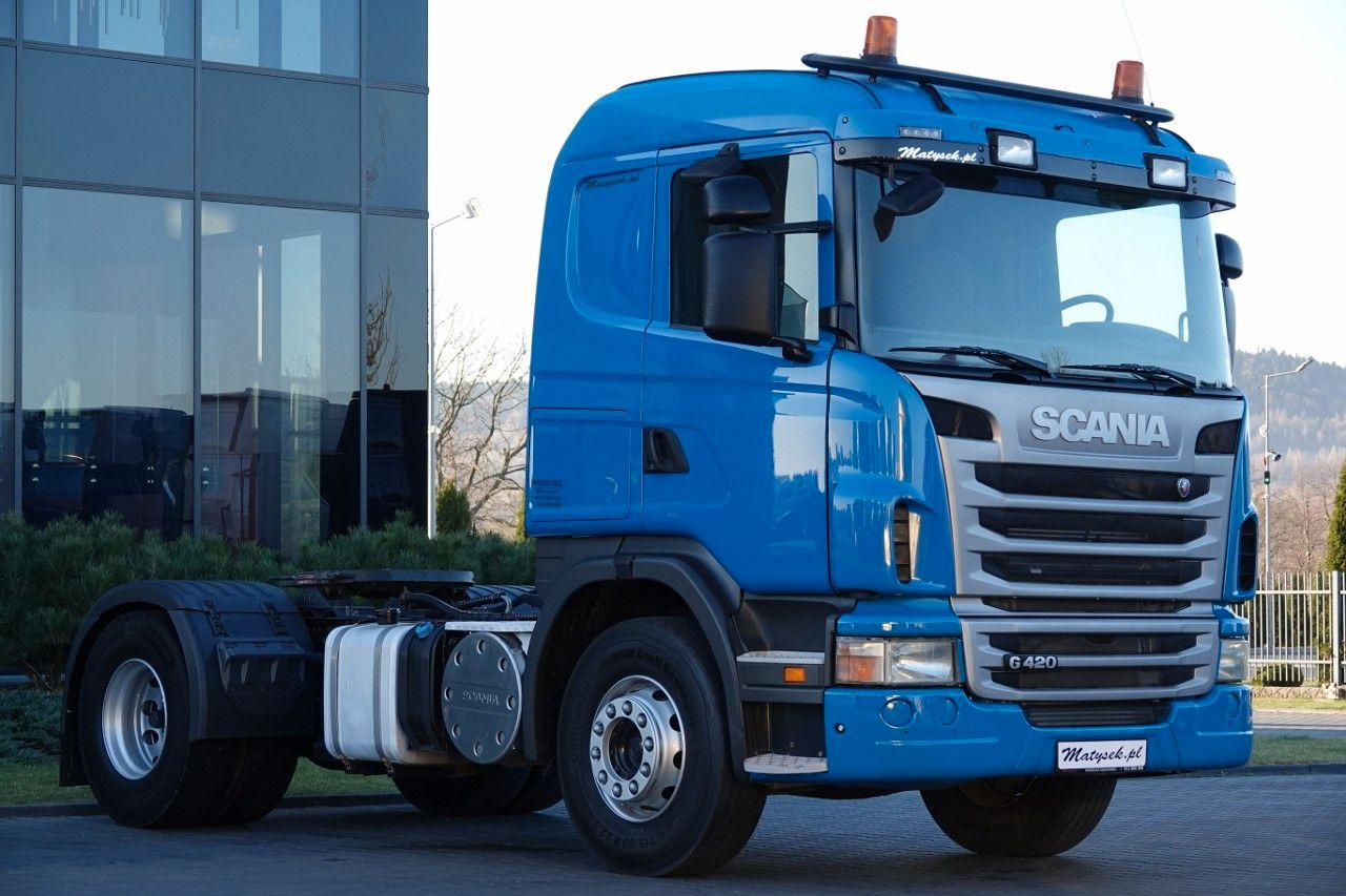 Scania G 420 / RETARDER / HYDRAULIKA / NISKA KABINA / Scania G 420 / RETARDER / HYDRAULIKA / NISKA KABINA / E - مقطورة السحب: صورة 1 Scania G 420 / RETARDER / HYDRAULIKA / NISKA KABINA / Scania G 420 / RETARDER / HYDRAULIKA / NISKA KABINA / E - مقطورة السحب: صورة 1