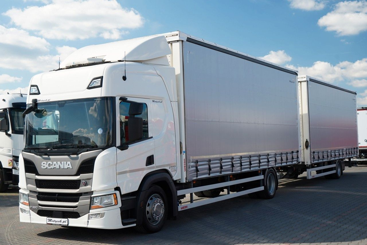 Scania P 280 / ZESTAW TANDEM / 120 M3 / WECON / 2022 R - شاحنة ذات ستائر جانبية: صورة 3 Scania P 280 / ZESTAW TANDEM / 120 M3 / WECON / 2022 R - شاحنة ذات ستائر جانبية: صورة 3