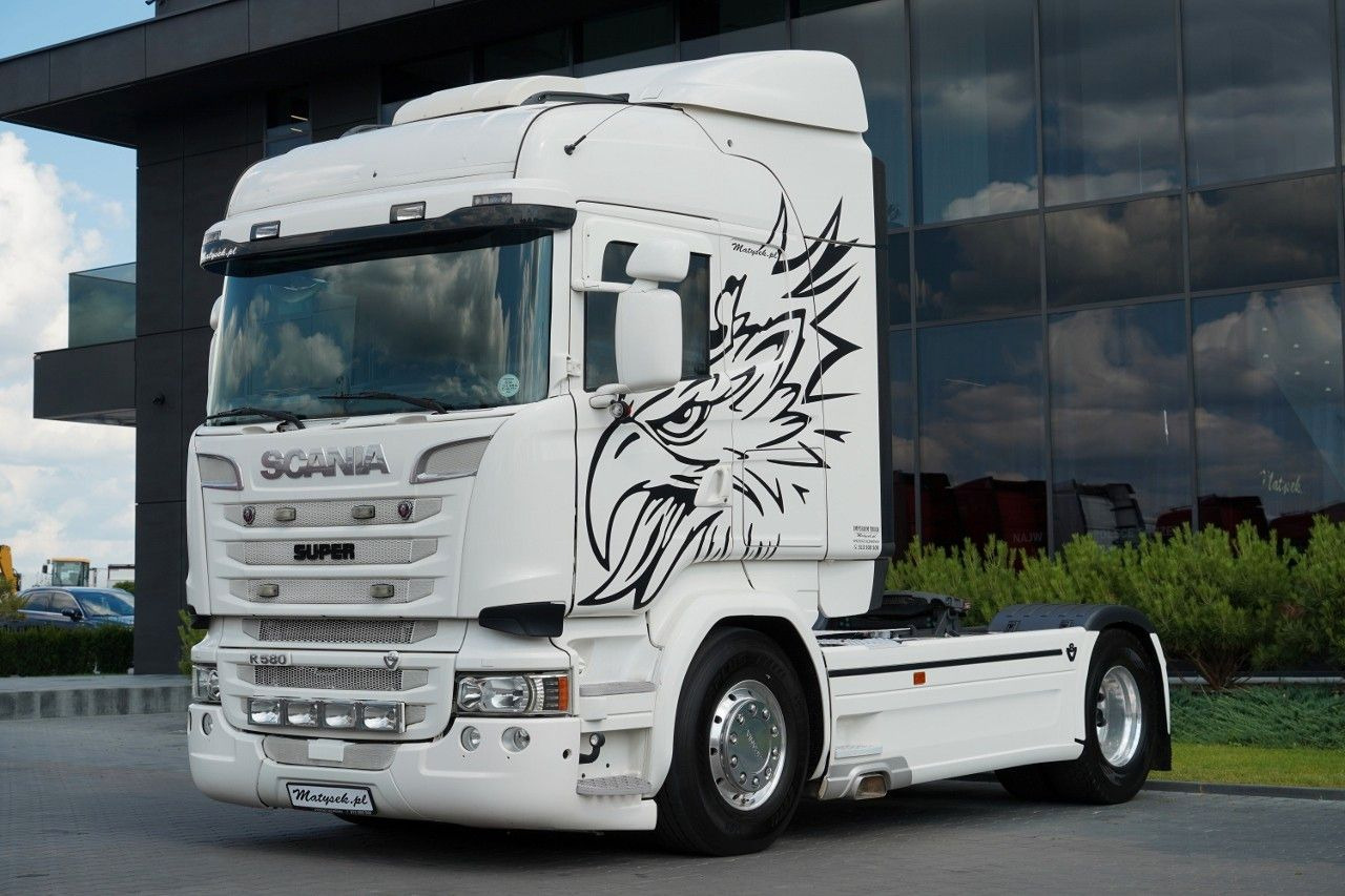 Scania R 580 / V8 / RETARDER / CAŁA NA PODUSZKACH - رأس تريلا: صورة 2 Scania R 580 / V8 / RETARDER / CAŁA NA PODUSZKACH - رأس تريلا: صورة 2