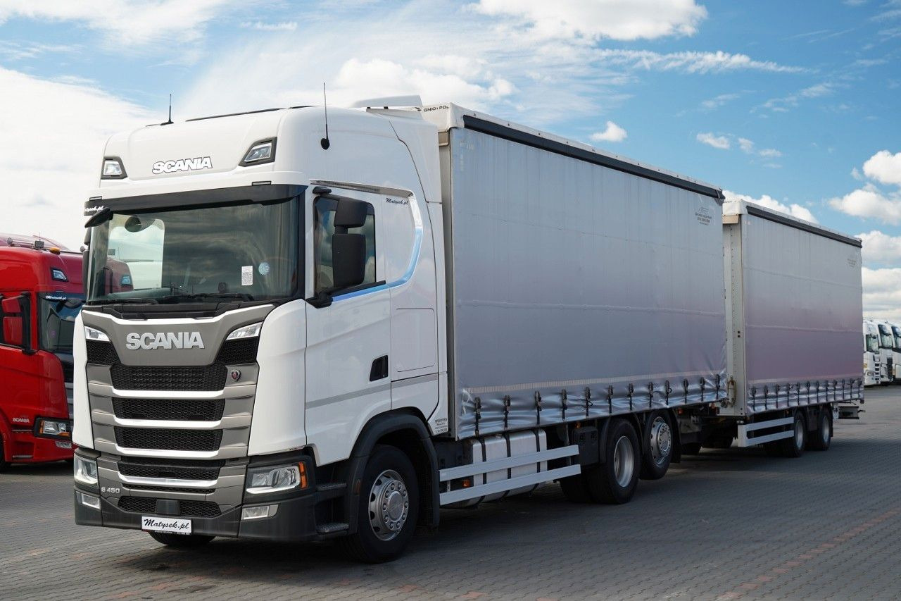 Scania S 450 / ZESTAW TANDEM / 120 M3 / I-PARK COOL Scania S 450 / ZESTAW TANDEM / 120 M3 / PO KONTRAKCIE S - شاحنة ذات ستائر جانبية: صورة 4 Scania S 450 / ZESTAW TANDEM / 120 M3 / I-PARK COOL Scania S 450 / ZESTAW TANDEM / 120 M3 / PO KONTRAKCIE S - شاحنة ذات ستائر جانبية: صورة 4