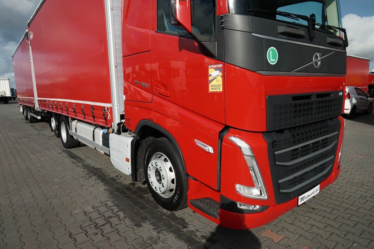 Volvo FH 460 / ZESTAW TANDEM / 120 M3 / PRZEJAZDOWY / - شاحنة ذات ستائر جانبية: صورة 5 Volvo FH 460 / ZESTAW TANDEM / 120 M3 / PRZEJAZDOWY / - شاحنة ذات ستائر جانبية: صورة 5