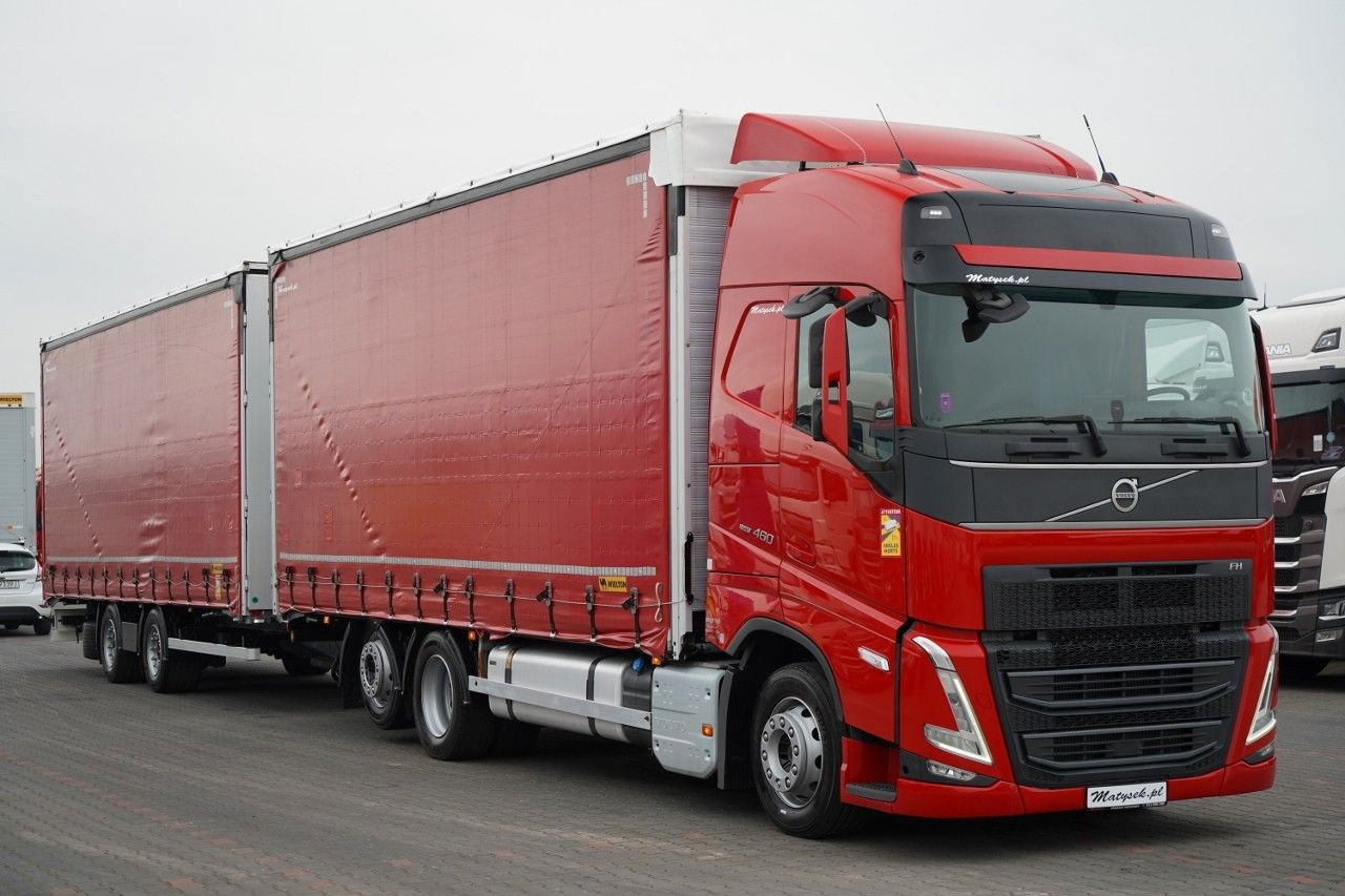 Volvo FH 460 / ZESTAW TANDEM / 120 M3 / PRZEJAZDOWY / - شاحنة ذات ستائر جانبية: صورة 5 Volvo FH 460 / ZESTAW TANDEM / 120 M3 / PRZEJAZDOWY / - شاحنة ذات ستائر جانبية: صورة 5
