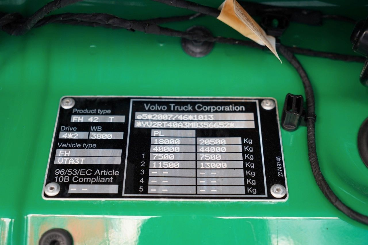 رأس تريلا Volvo FH 500 / I-SAVE / RETARDER / HYDRAULIKA / I-PARK: صورة 40