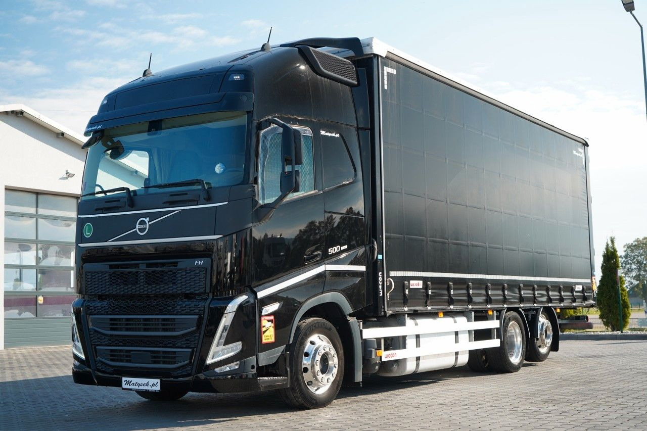 Volvo FH 500 / MEGA / ZESTAW TANDEM PRZEJAZDOWY 120 M3 - شاحنة ذات ستائر جانبية: صورة 1 Volvo FH 500 / MEGA / ZESTAW TANDEM PRZEJAZDOWY 120 M3 - شاحنة ذات ستائر جانبية: صورة 1