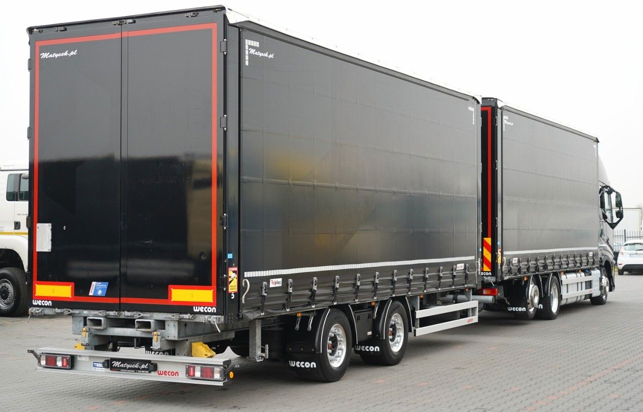 Volvo FH 500 /XXL / ZESTAW TANDEM PRZEJAZDOWY 120 M3 / - شاحنة ذات ستائر جانبية, مقطورة ستارة: صورة 4 Volvo FH 500 /XXL / ZESTAW TANDEM PRZEJAZDOWY 120 M3 / - شاحنة ذات ستائر جانبية, مقطورة ستارة: صورة 4