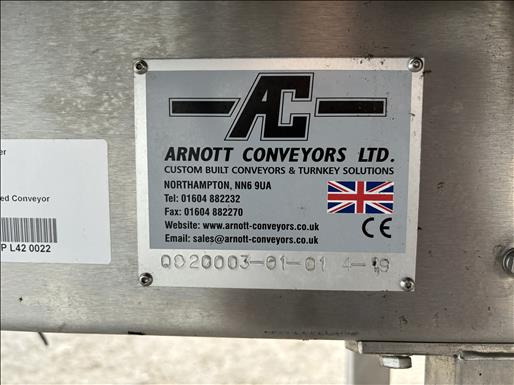 Arnott Stainless conveyor - الناقل: صورة 5 Arnott Stainless conveyor - الناقل: صورة 5