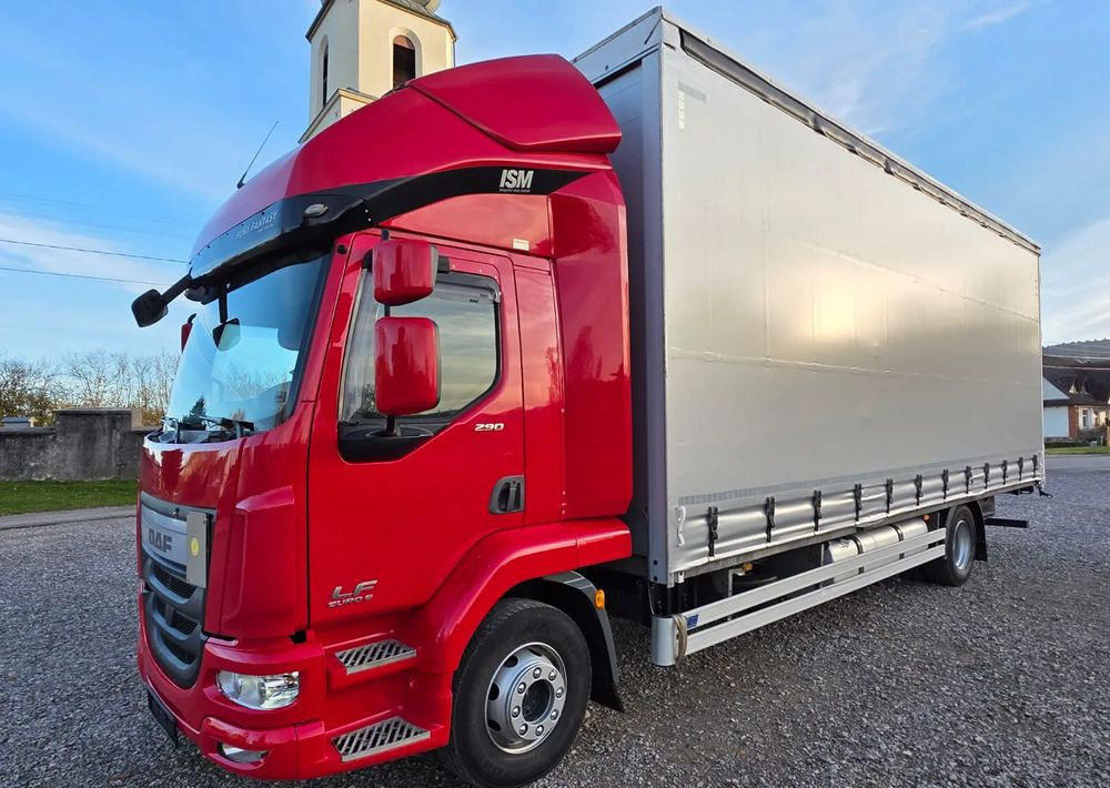 DAF LF 290 / WINDA / 16TON DMC / 3M WYSOKOŚĆ / JUMBO / FIRANKA / SYPIALKA / AUTOMAT / JEDEN WŁAŚCICIE / EURO 6 / 2017/ SPROWADZONY / 19 PALET / DUŻA ŁADOWNOŚĆ / - شاحنة ذات ستائر جانبية: صورة 2 DAF LF 290 / WINDA / 16TON DMC / 3M WYSOKOŚĆ / JUMBO / FIRANKA / SYPIALKA / AUTOMAT / JEDEN WŁAŚCICIE / EURO 6 / 2017/ SPROWADZONY / 19 PALET / DUŻA ŁADOWNOŚĆ / - شاحنة ذات ستائر جانبية: صورة 2