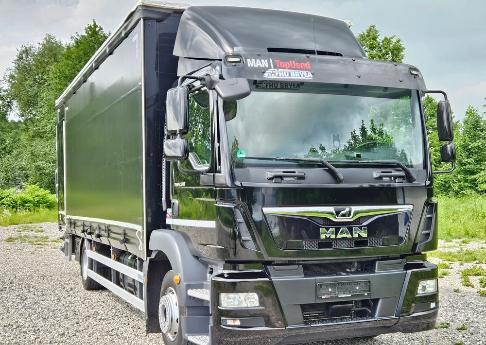MAN TGM 12.290/15.290/E6/FIRANKA/BOCZNE DRZWI/BURTO-FIRANKA/18PALET/WINDA/NISKI PRZEBIEG/2018/CAŁY NA PODUSZKACH/SERWISOWANY - شاحنة ذات ستائر جانبية: صورة 2 MAN TGM 12.290/15.290/E6/FIRANKA/BOCZNE DRZWI/BURTO-FIRANKA/18PALET/WINDA/NISKI PRZEBIEG/2018/CAŁY NA PODUSZKACH/SERWISOWANY - شاحنة ذات ستائر جانبية: صورة 2