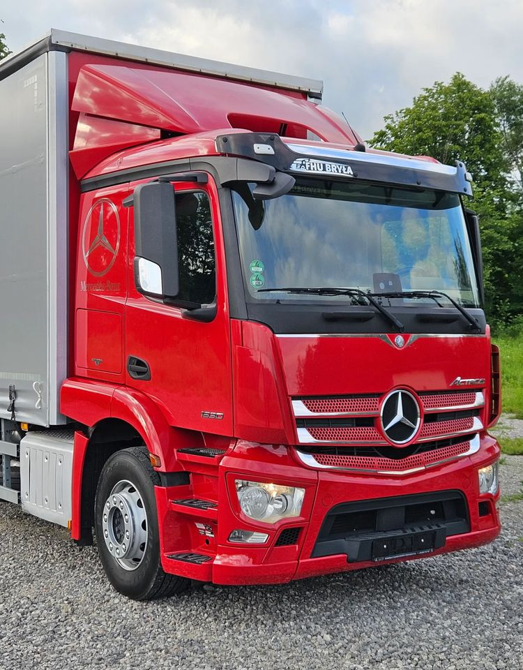 شاحنة ذات ستائر جانبية Mercedes-Benz ACTROS 1830/1827/1832/FIRANKA/WINDA/18 EUROPALET/AUTOMAT/Z NIEMIEC/2017/DUŻA ŁADOWNOŚĆ: صورة 10