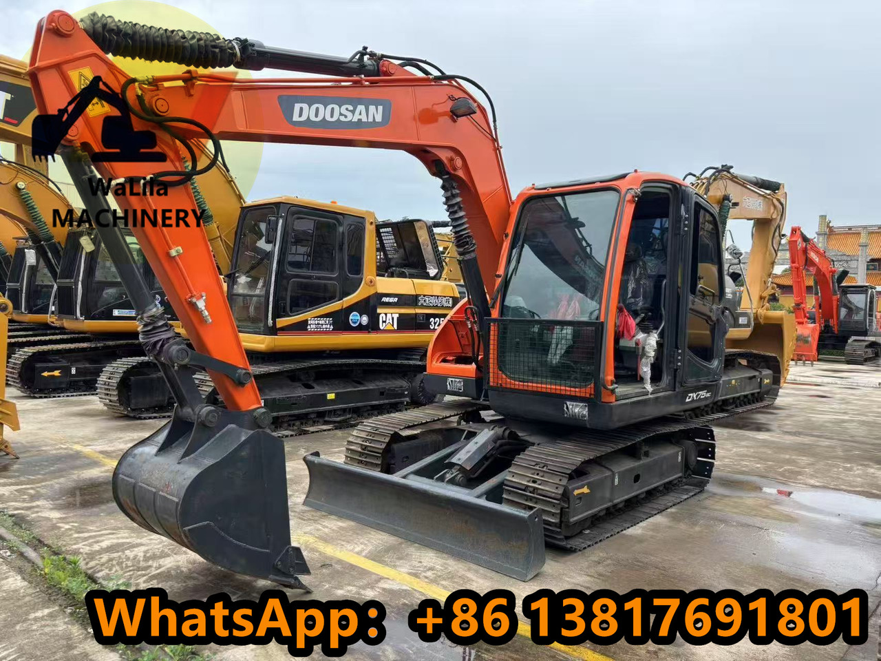 DOOSAN DX75-9 - حفار صغير: صورة 1 DOOSAN DX75-9 - حفار صغير: صورة 1