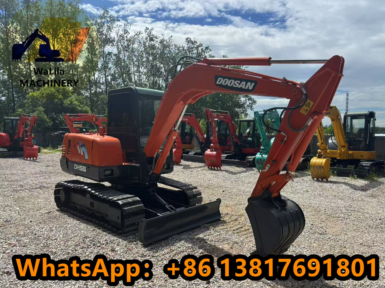 Doosan DH 55-7 DH55 (Good) - حفار صغير: صورة 2 Doosan DH 55-7 DH55 (Good) - حفار صغير: صورة 2