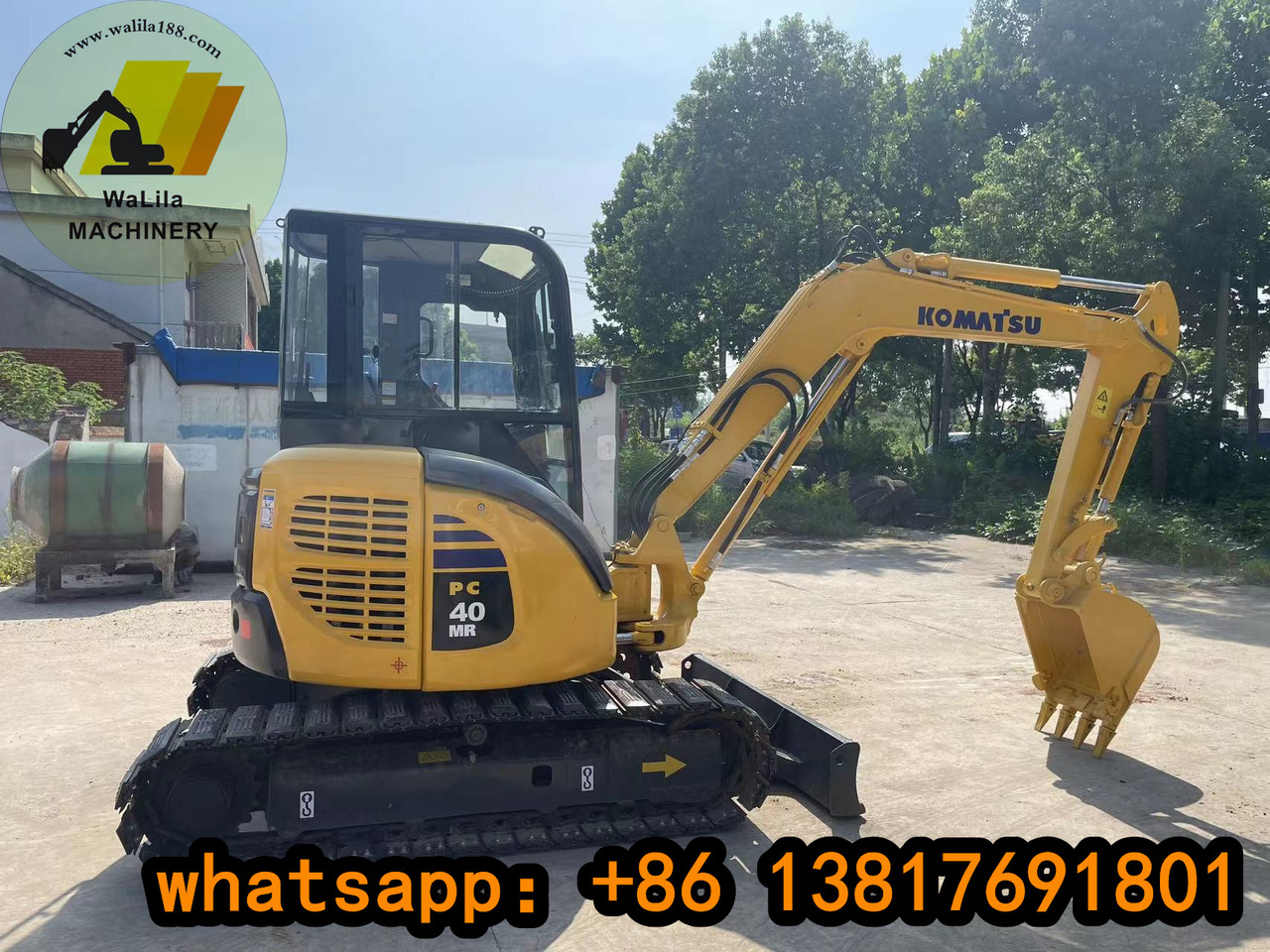 KOMATSU PC40MR - حفار صغير: صورة 1 KOMATSU PC40MR - حفار صغير: صورة 1