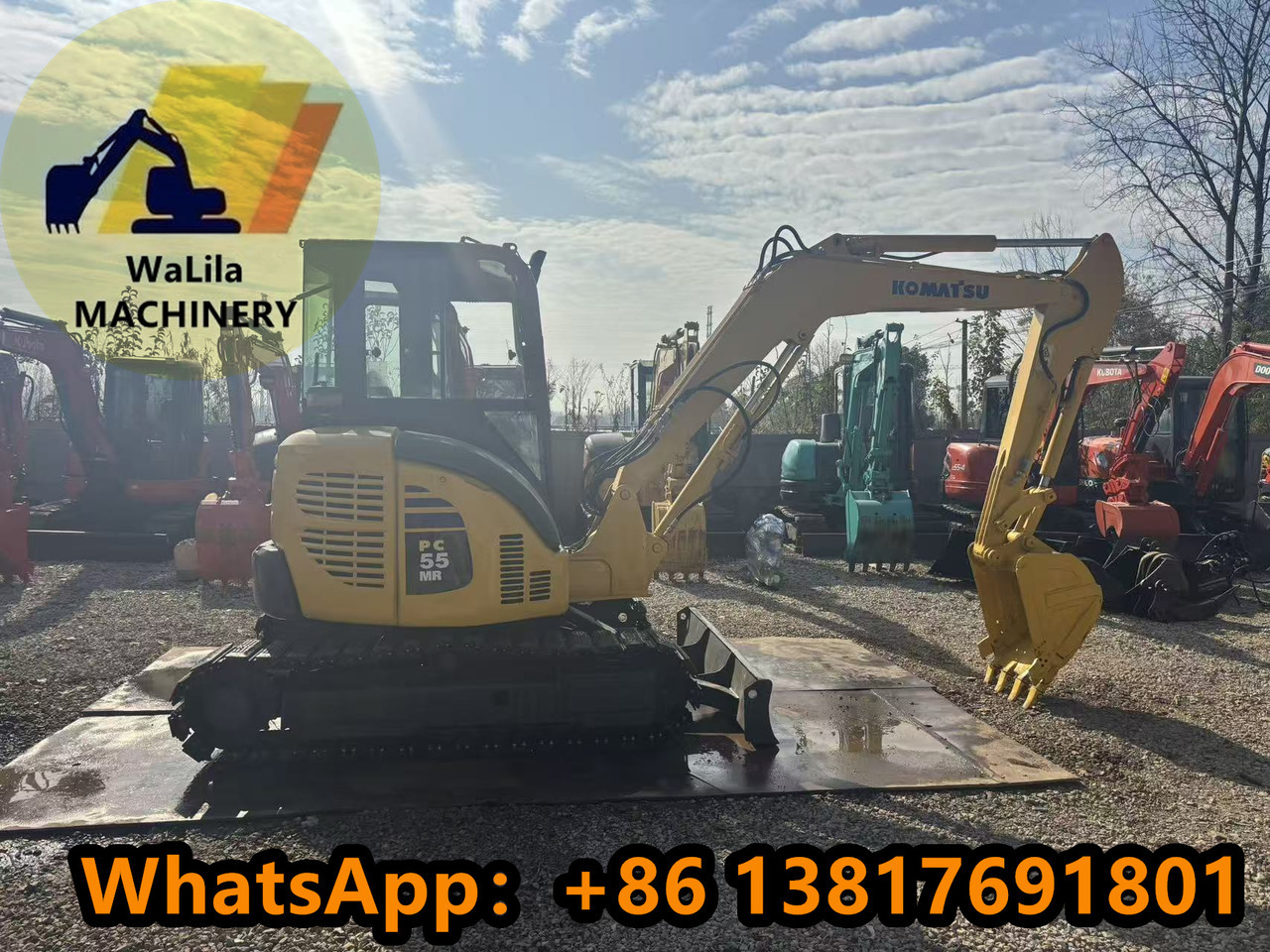KOMATSU PC55MR-3 - حفار صغير: صورة 1 KOMATSU PC55MR-3 - حفار صغير: صورة 1