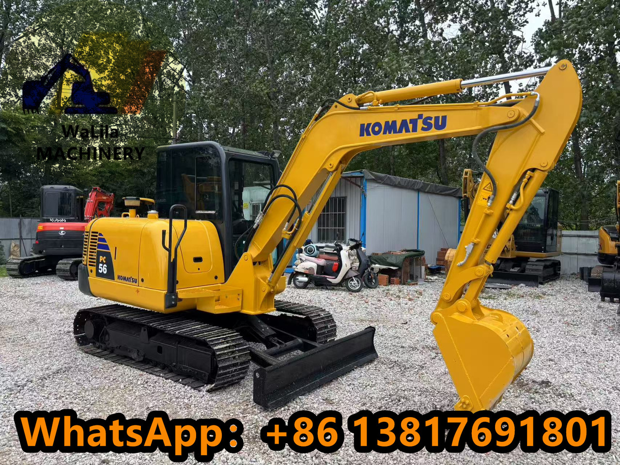 KOMATSU PC56 - حفار صغير: صورة 1 KOMATSU PC56 - حفار صغير: صورة 1