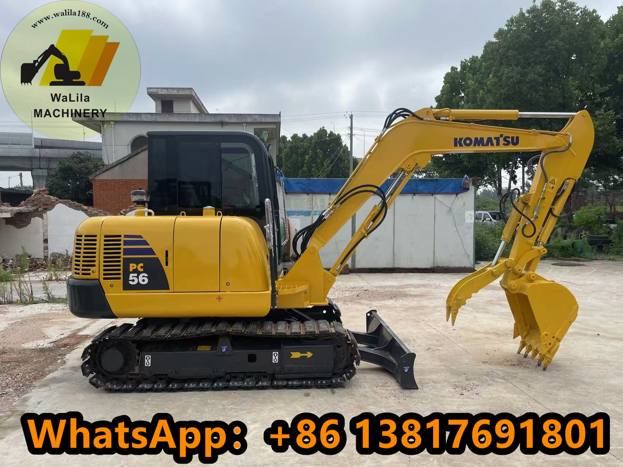 Komatsu PC 56-7 PC56-7 - حفار صغير: صورة 1 Komatsu PC 56-7 PC56-7 - حفار صغير: صورة 1