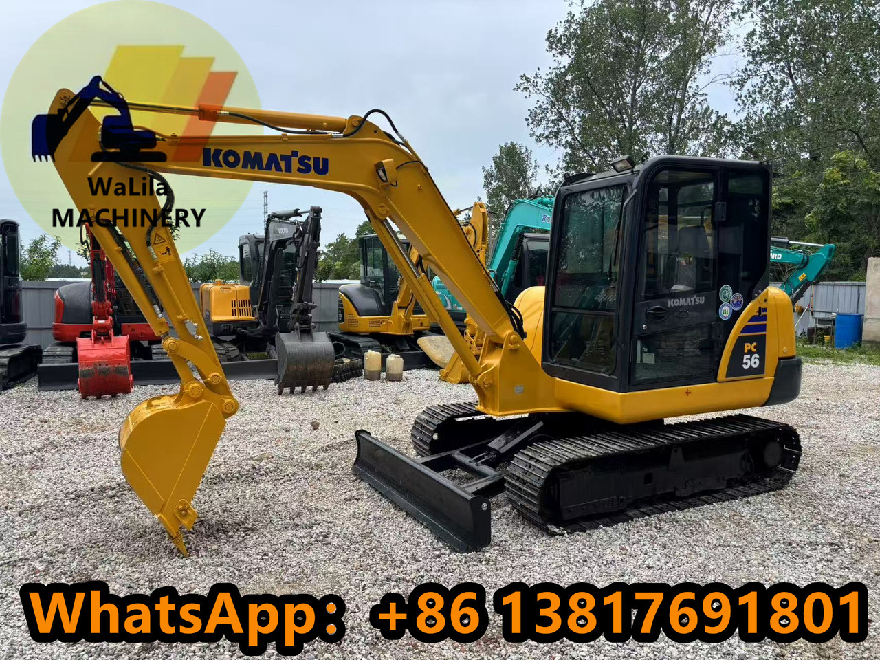 Komatsu PC 56-7 PC56-7 - حفار صغير: صورة 3 Komatsu PC 56-7 PC56-7 - حفار صغير: صورة 3