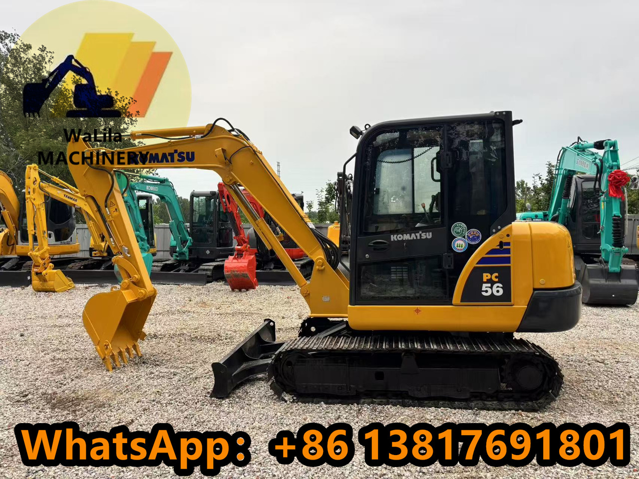 Komatsu PC 56-7 PC56-7 - حفار صغير: صورة 1 Komatsu PC 56-7 PC56-7 - حفار صغير: صورة 1