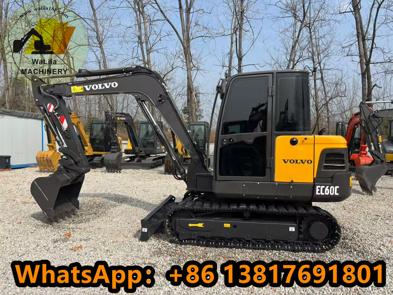 Volvo EC60D - حفار صغير: صورة 1 Volvo EC60D - حفار صغير: صورة 1