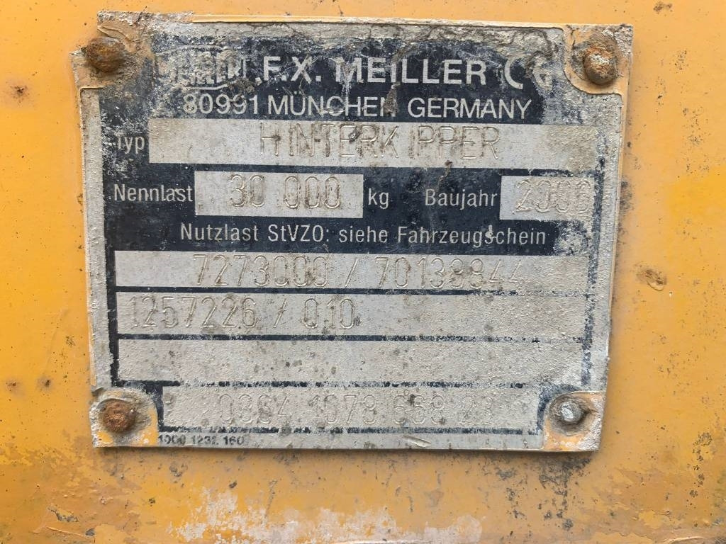 Meiller Kipper - مقطورة قلابة: صورة 4 Meiller Kipper - مقطورة قلابة: صورة 4