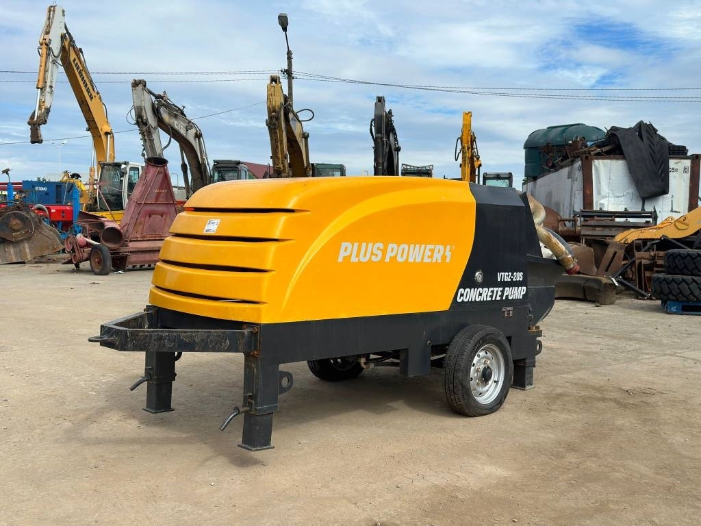 Plus Power VTGZ-20S - مضخة خرسانة ثابتة: صورة 1 Plus Power VTGZ-20S - مضخة خرسانة ثابتة: صورة 1