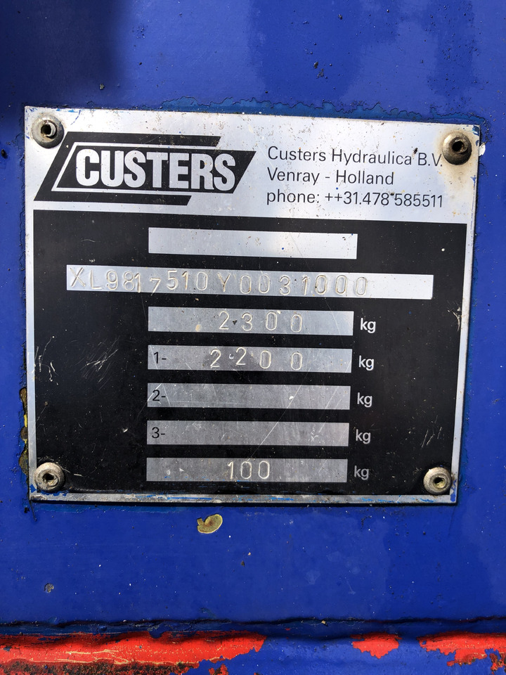 Custer R17EHS 2002 230V trailer mounted platform R17 - منصة العمل الجوية مقطورة: صورة 4 Custer R17EHS 2002 230V trailer mounted platform R17 - منصة العمل الجوية مقطورة: صورة 4