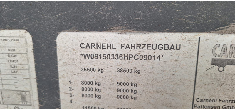 Carnehl 3-Achser Alumulde 24qubik - نصف مقطورة قلابة: صورة 4 Carnehl 3-Achser Alumulde 24qubik - نصف مقطورة قلابة: صورة 4