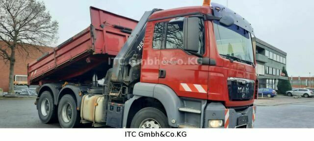 MAN 26.440TGS Kipper+Kran Meiller/Stahl - شاحنة قلاب, شاحنة كرين: صورة 3 MAN 26.440TGS Kipper+Kran Meiller/Stahl - شاحنة قلاب, شاحنة كرين: صورة 3