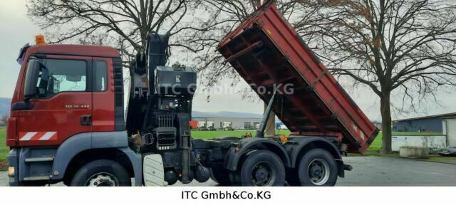 MAN 26.440TGS Kipper+Kran Meiller/Stahl - شاحنة قلاب, شاحنة كرين: صورة 5 MAN 26.440TGS Kipper+Kran Meiller/Stahl - شاحنة قلاب, شاحنة كرين: صورة 5