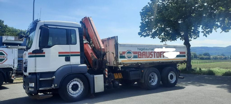 MAN TGS 26.400 Kipper Mit Kran/Funk - شاحنات مسطحة, شاحنة كرين: صورة 1 MAN TGS 26.400 Kipper Mit Kran/Funk - شاحنات مسطحة, شاحنة كرين: صورة 1