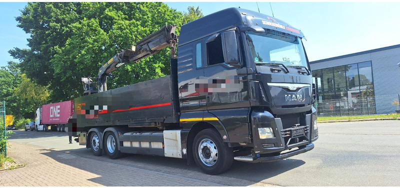 MAN TGX 26.440 6x2 LLW Pritsche mit Kran Palfinge - شاحنات مسطحة, شاحنة كرين: صورة 4 MAN TGX 26.440 6x2 LLW Pritsche mit Kran Palfinge - شاحنات مسطحة, شاحنة كرين: صورة 4