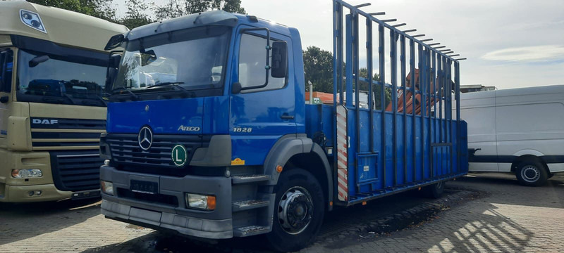 Mercedes-Benz 1828 Pritsche+Glastransport - شاحنات مسطحة, شاحنة كرين: صورة 2 Mercedes-Benz 1828 Pritsche+Glastransport - شاحنات مسطحة, شاحنة كرين: صورة 2