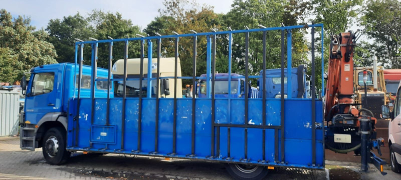 Mercedes-Benz 1828 Pritsche+Glastransport - شاحنات مسطحة, شاحنة كرين: صورة 3 Mercedes-Benz 1828 Pritsche+Glastransport - شاحنات مسطحة, شاحنة كرين: صورة 3